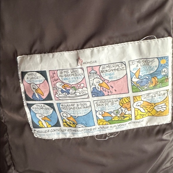 Moncler Dark Brown Puffer Jacket with Fur Trim - Picture 9 of 9